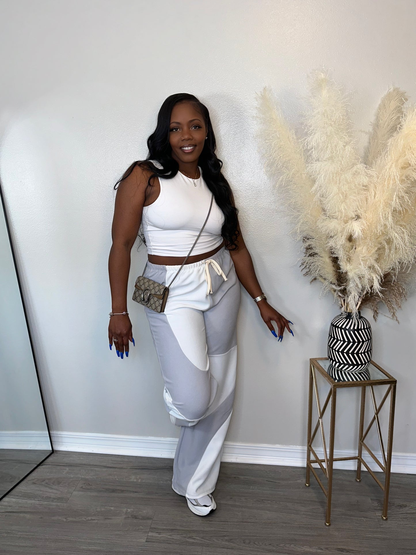 Sporty Wide Leg Joggers