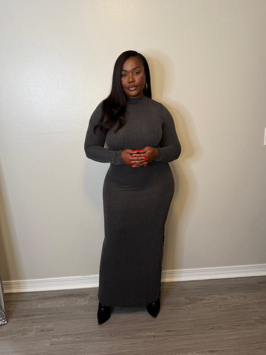 Charcoal Maxi Dress