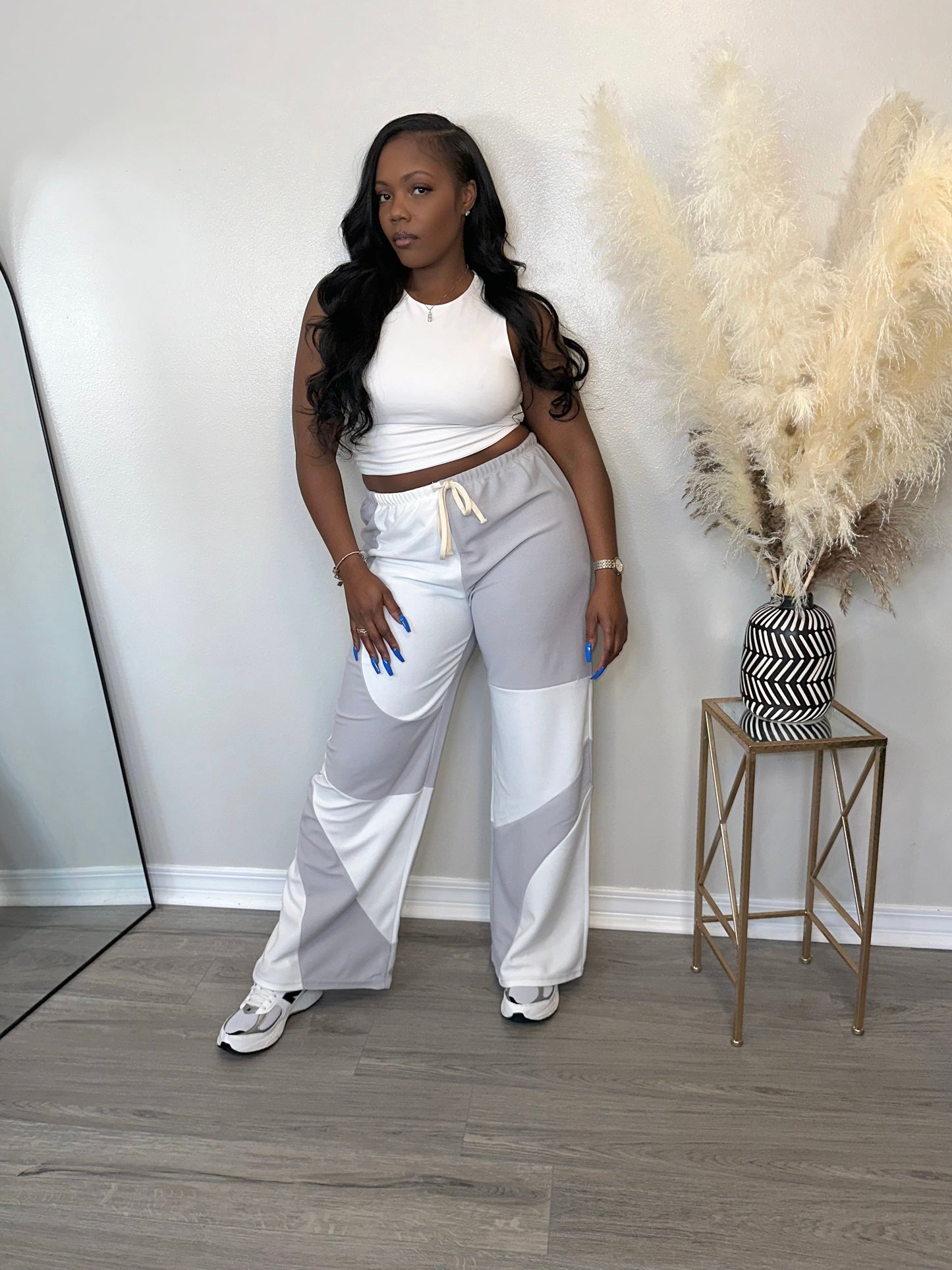 Sporty Wide Leg Joggers