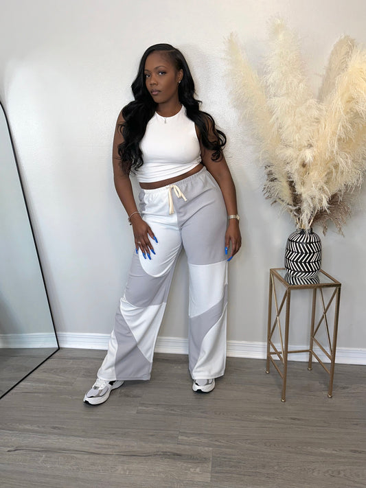 Sporty Wide Leg Joggers