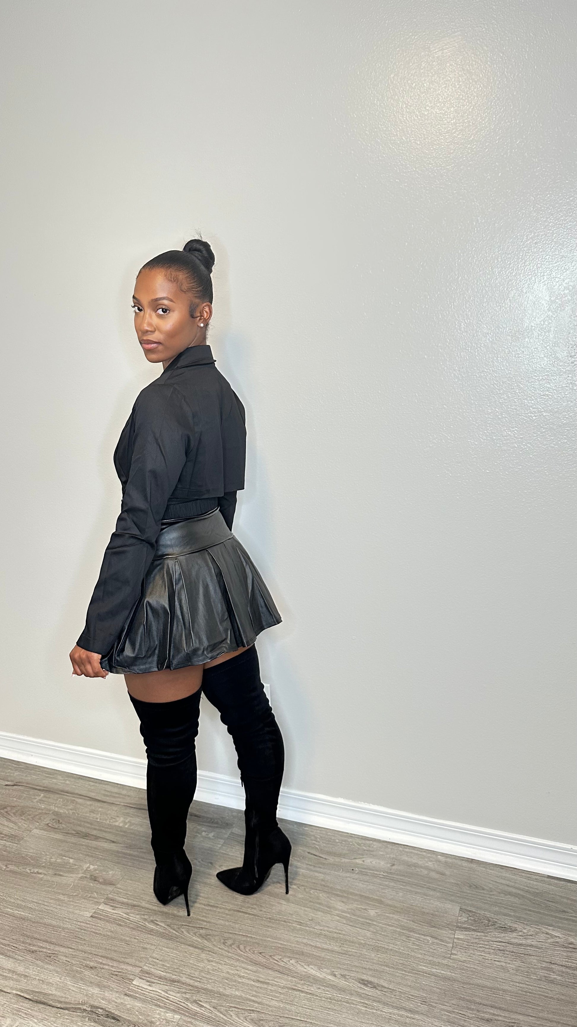 Leather Skater Skirt – The Style Den