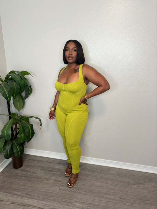 Lime Jumpsuit