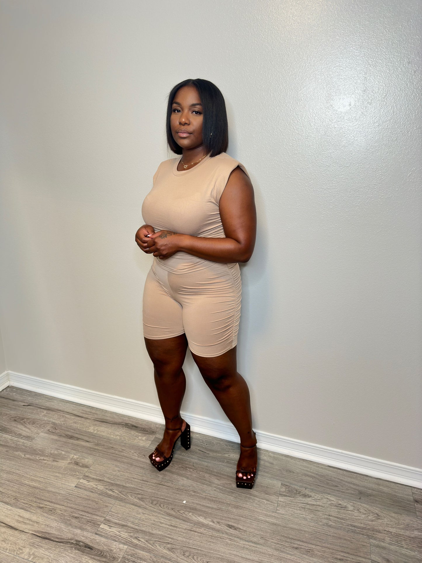 Mocha Short Set
